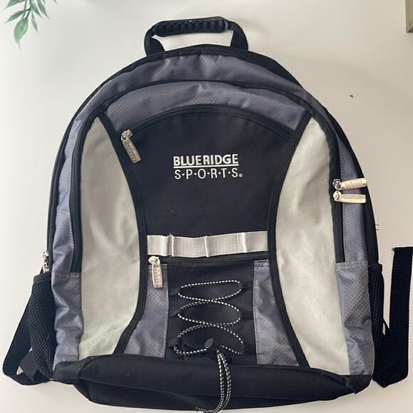 BlueRidge Sports backpack.  Grey and Black.  Excellent condition. - Picture 1 of 7